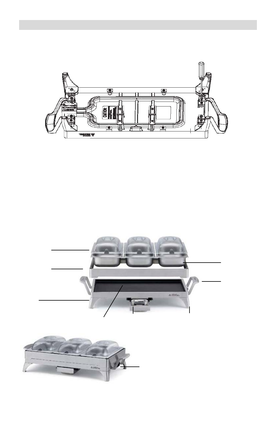 Assembling your griddle | West Bend Chefscape PRBF1000 User Manual | Page 4 / 28