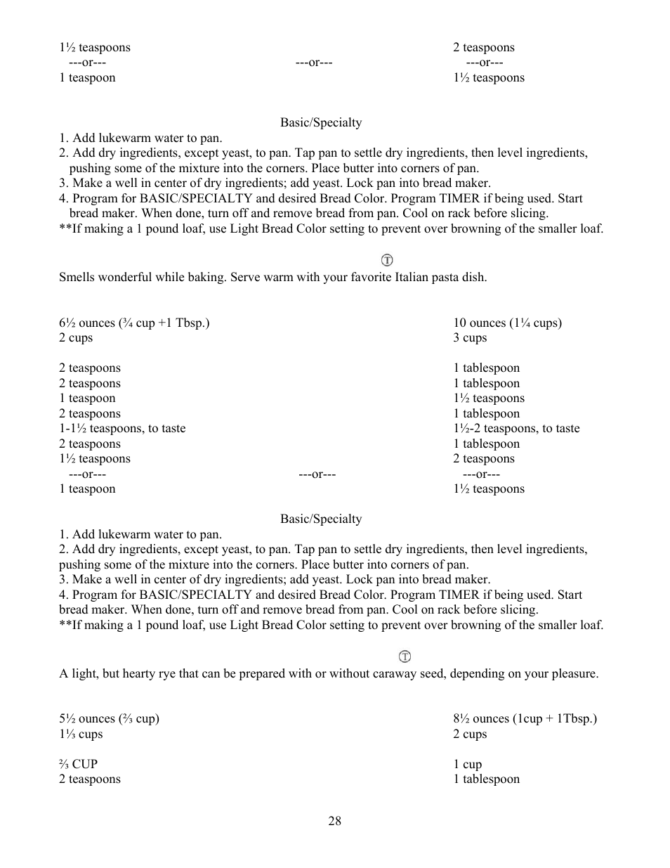 West Bend L4805 User Manual | Page 28 / 53