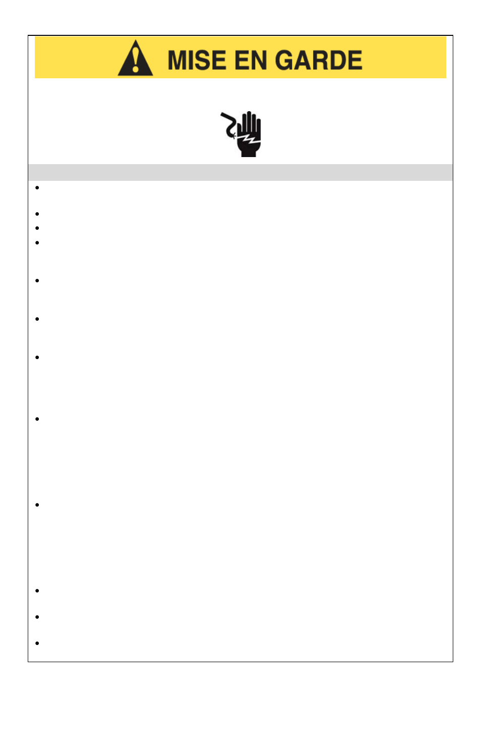 Précautions de sécurité relatives à l’électricité | West Bend 79012 User Manual | Page 11 / 24
