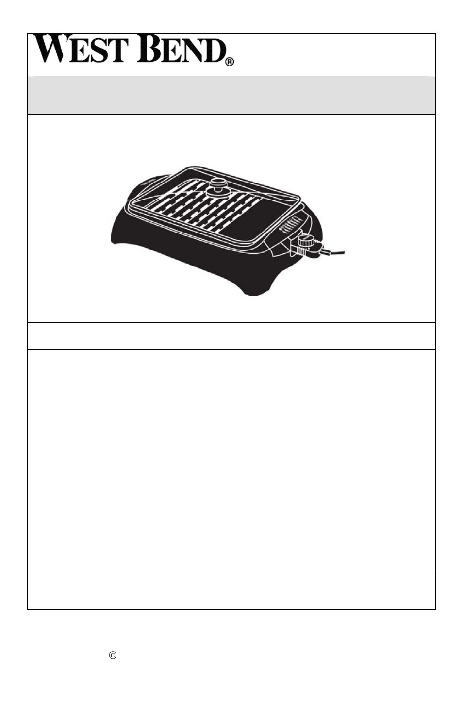 Gril électrique d’intérieur | West Bend 6111 User Manual | Page 11 / 32