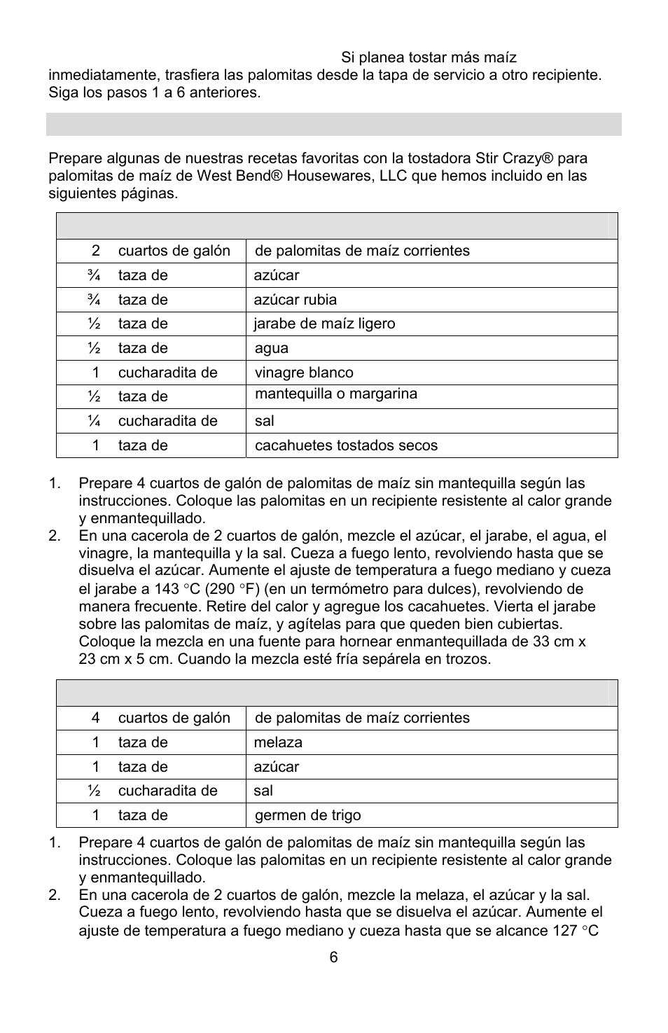 Recetas | West Bend 8 quart User Manual | Page 22 / 24