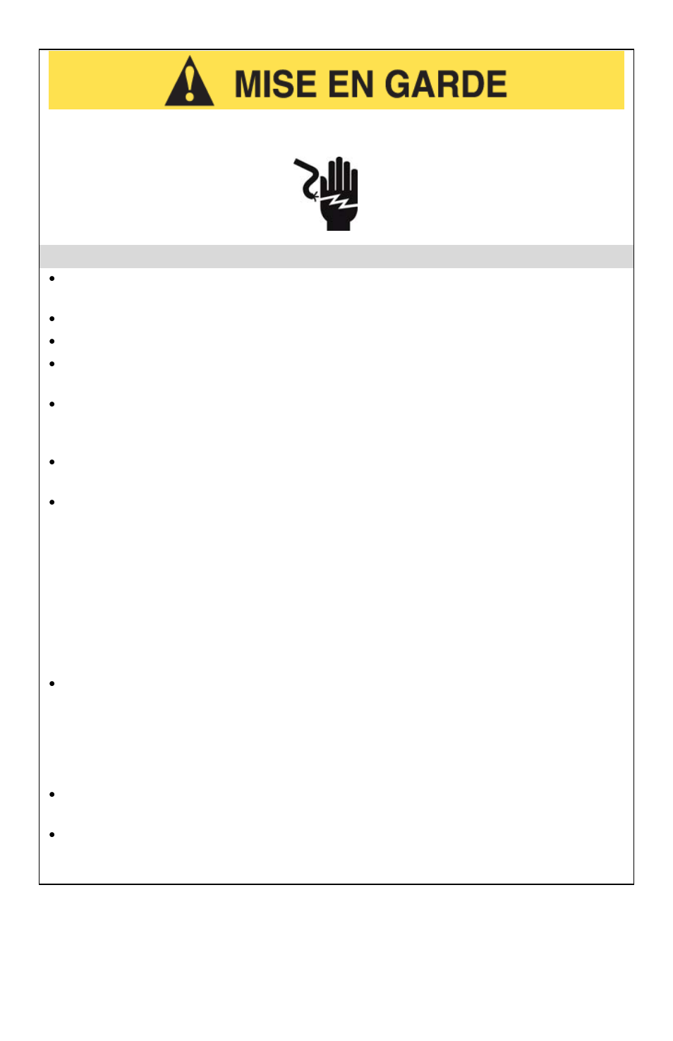 Précautions liées à l’électricité | West Bend L5700 User Manual | Page 11 / 24