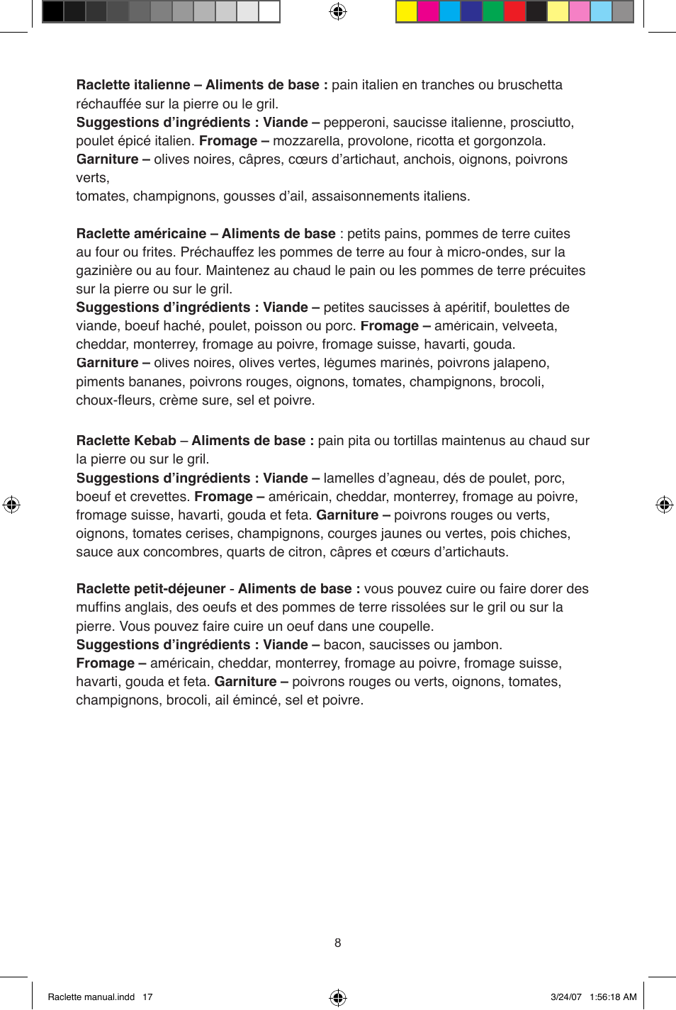 West Bend Fondue Maker User Manual | Page 17 / 28