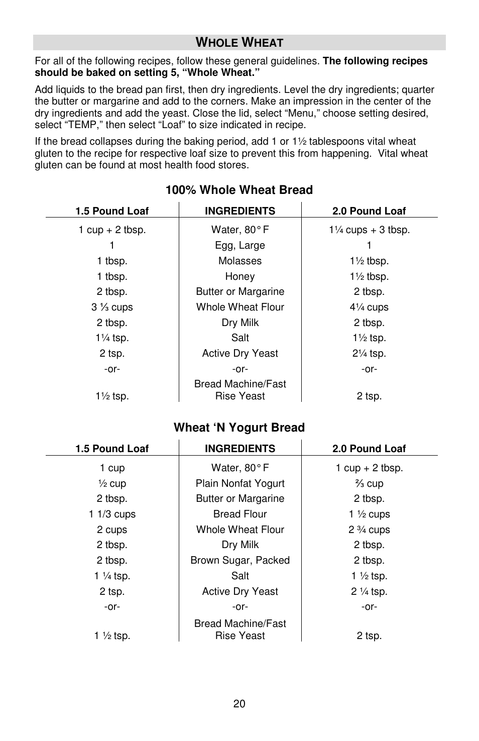 West Bend Hi-Rise L5778C User Manual | Page 20 / 75