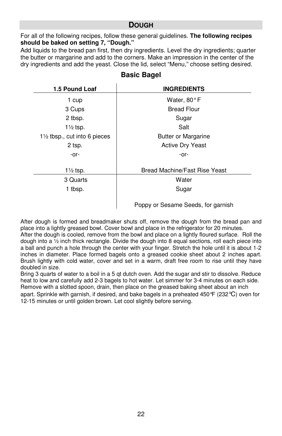 West Bend Hi-Rise L5778C User Manual | Page 22 / 75
