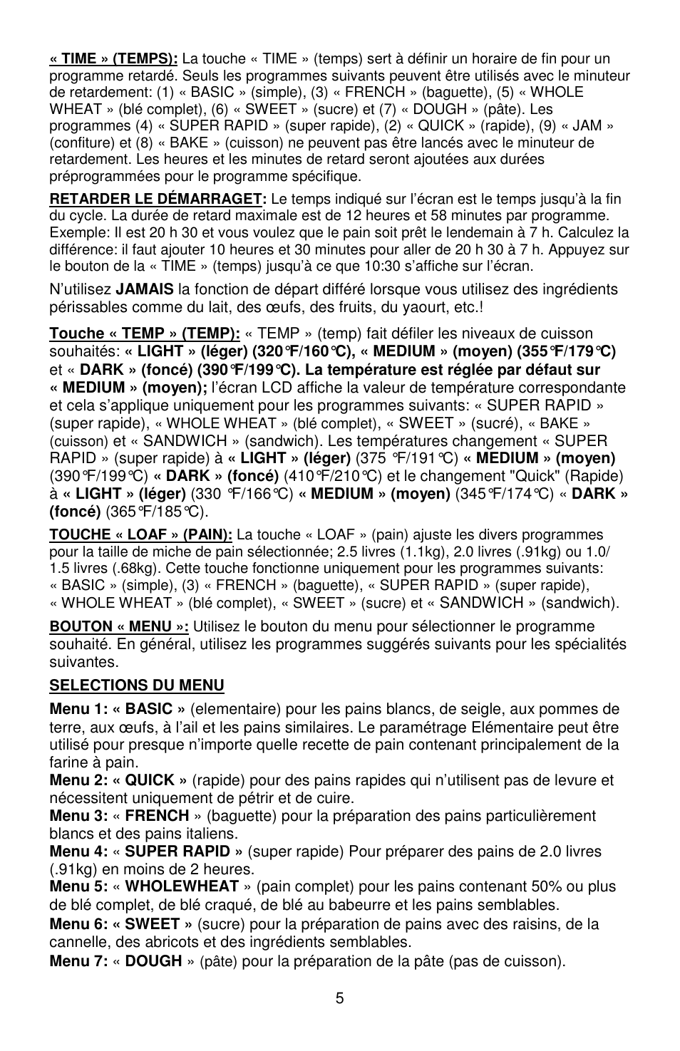 West Bend Hi-Rise L5778C User Manual | Page 29 / 75