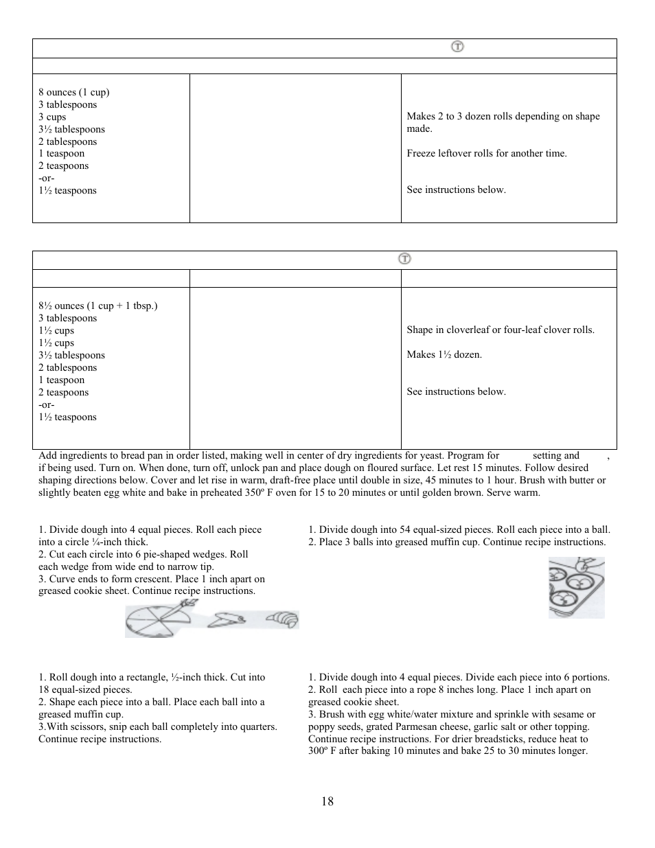 Dry milk | West Bend L5231 User Manual | Page 18 / 21