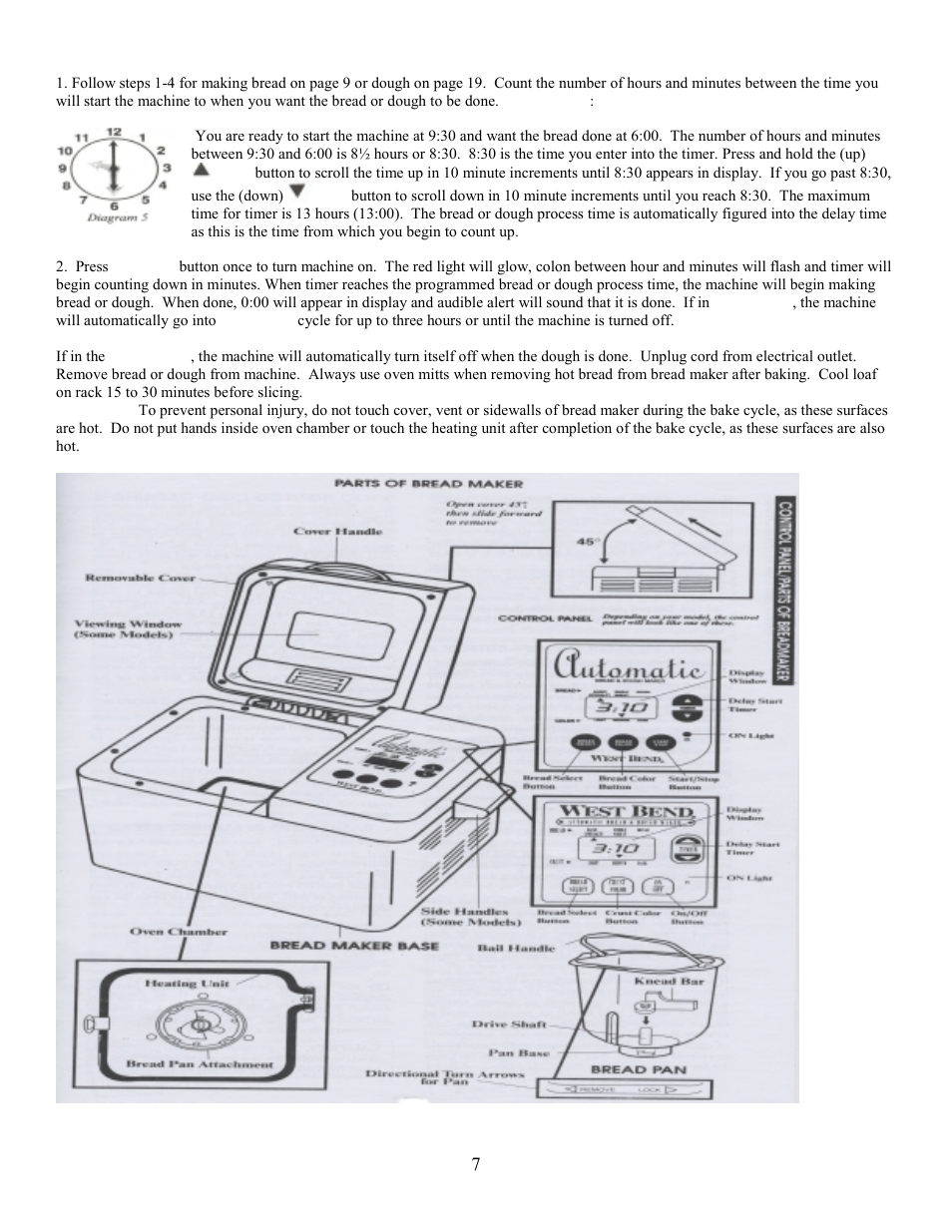 West Bend L5231 User Manual | Page 7 / 21