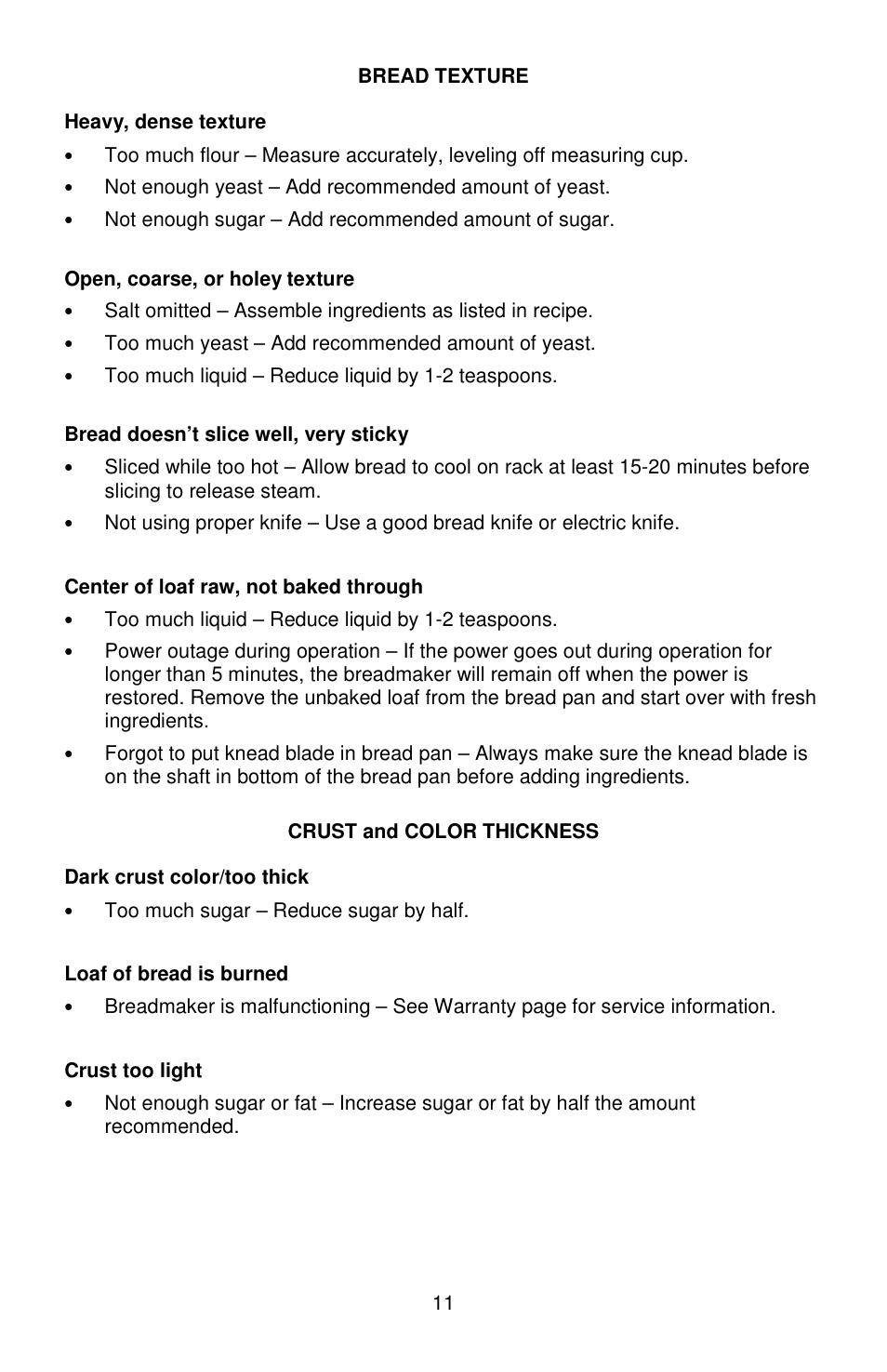 West Bend 41400 User Manual | Page 11 / 68
