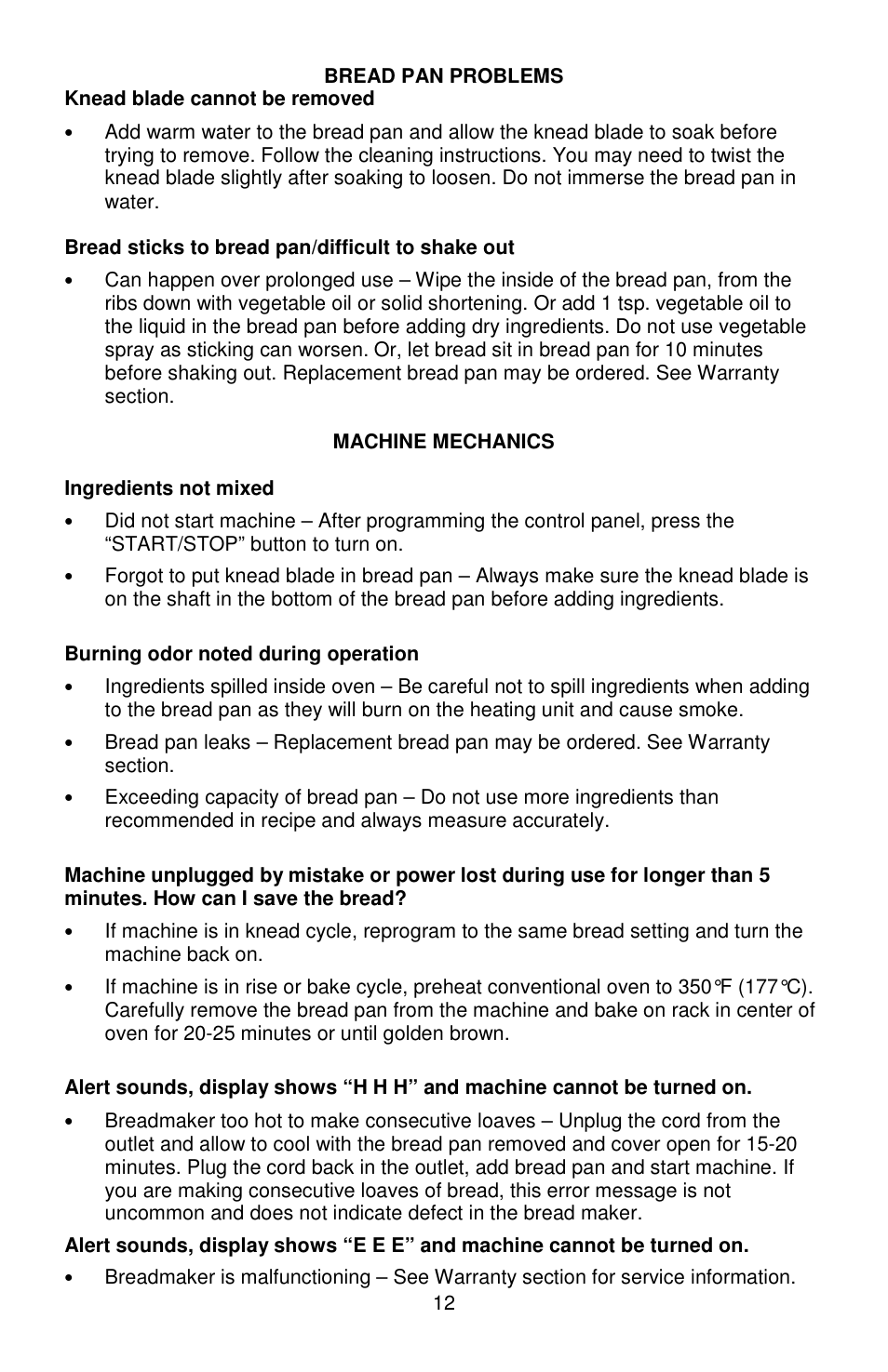 West Bend 41400 User Manual | Page 12 / 68