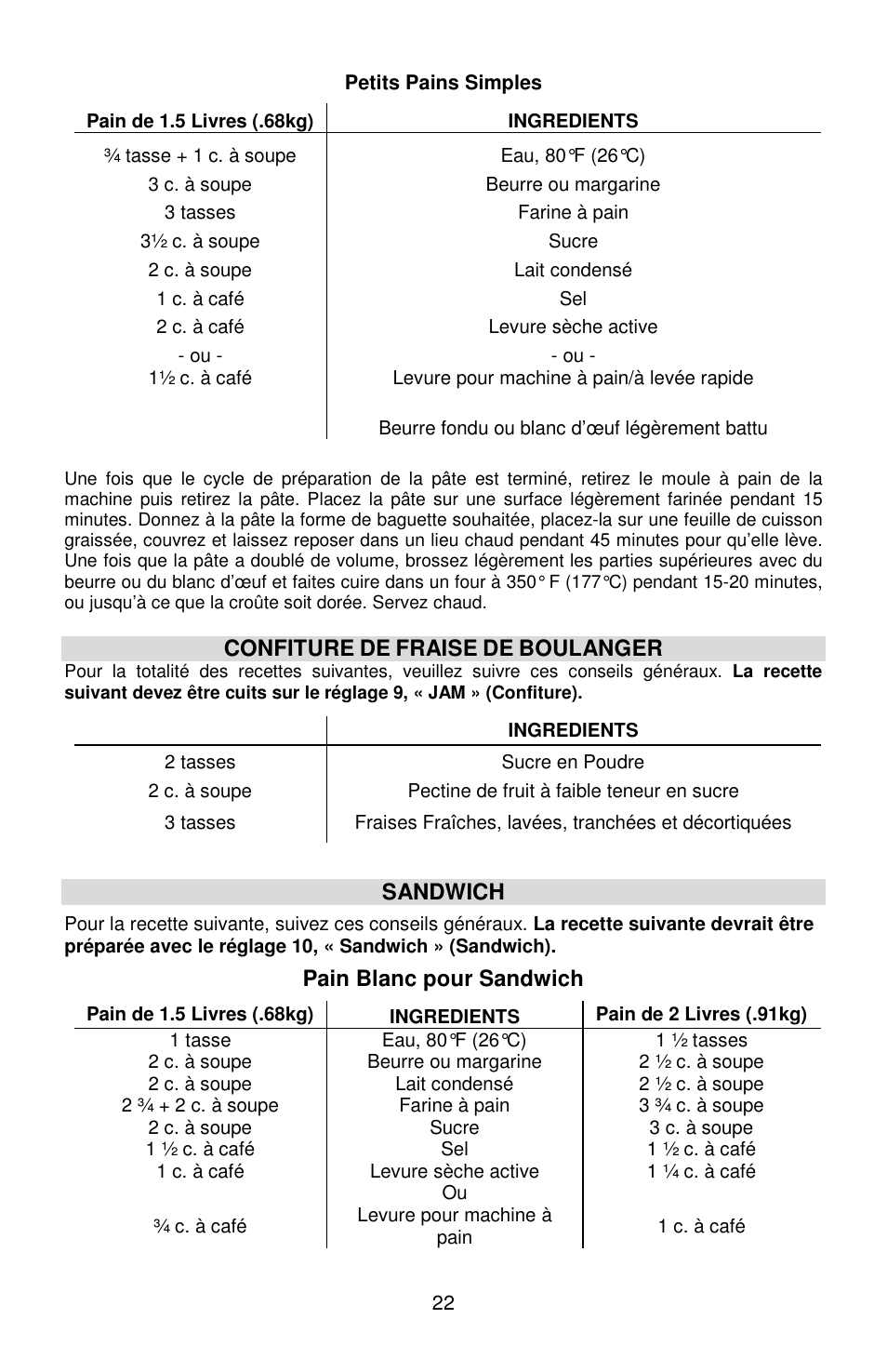 West Bend 41400 User Manual | Page 44 / 68