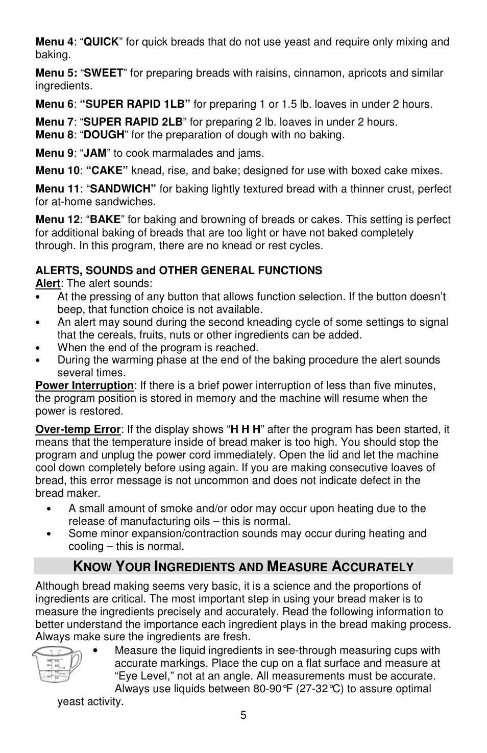 West Bend 41400 User Manual | Page 5 / 68