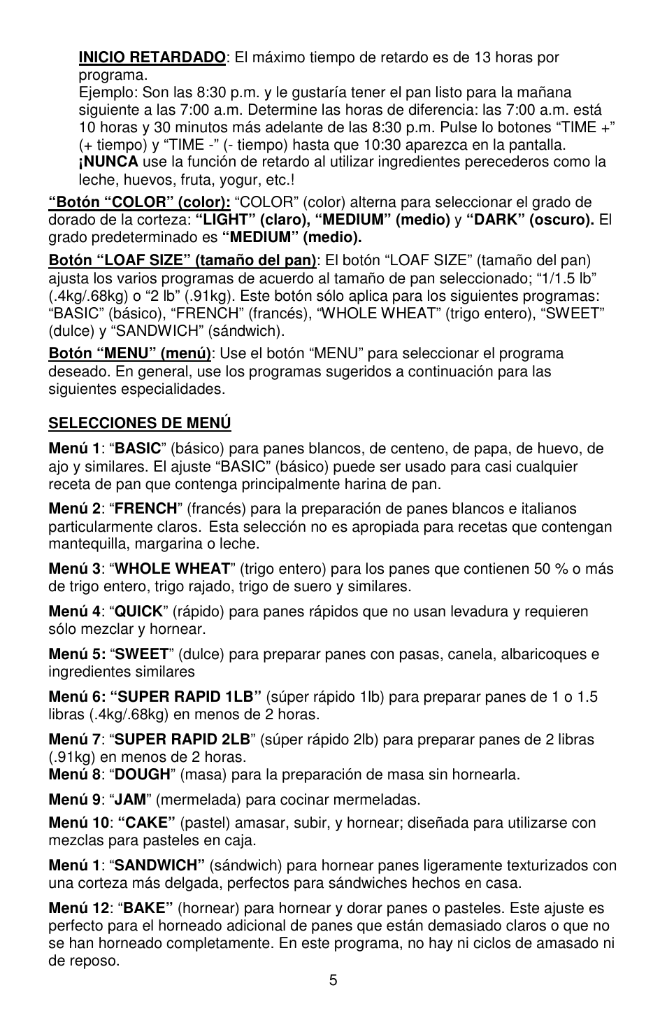 West Bend 41400 User Manual | Page 50 / 68
