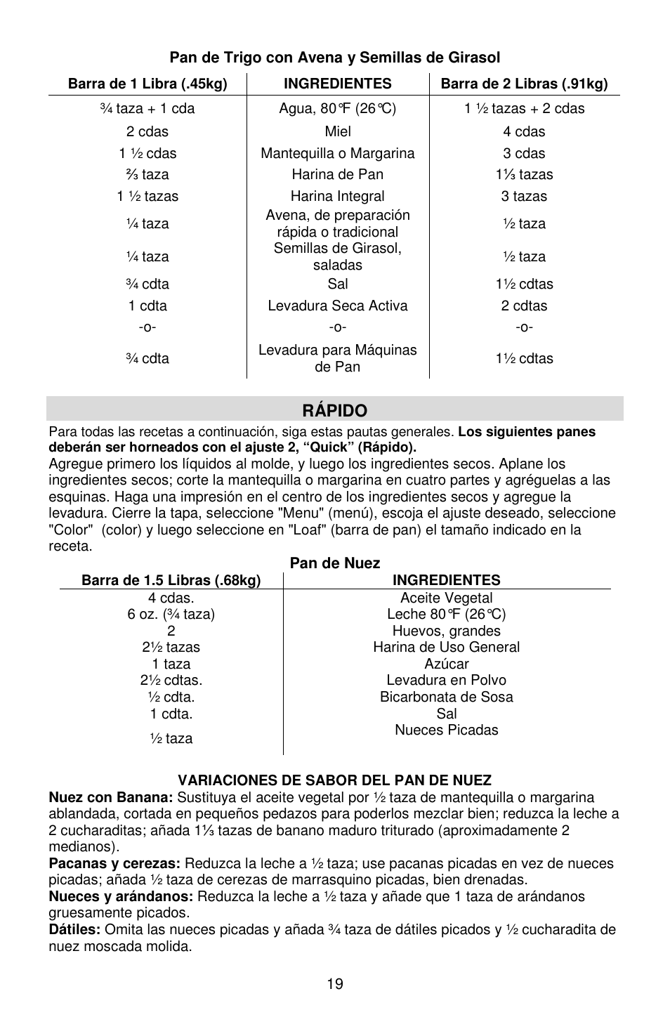West Bend 41400 User Manual | Page 64 / 68
