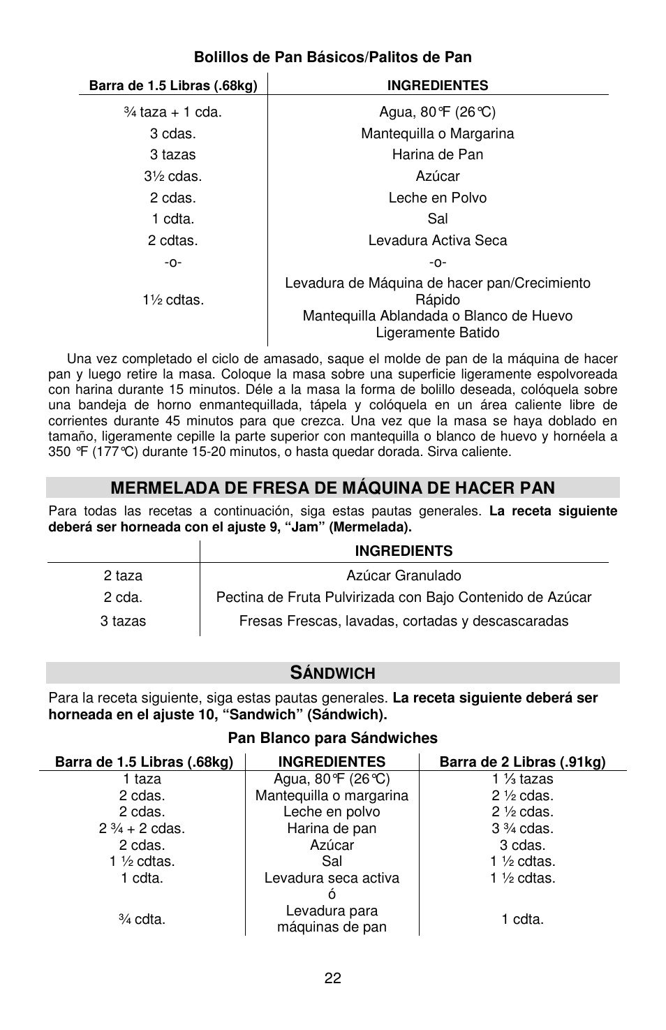 Mermelada de fresa de máquina de hacer pan | West Bend 41400 User Manual | Page 67 / 68