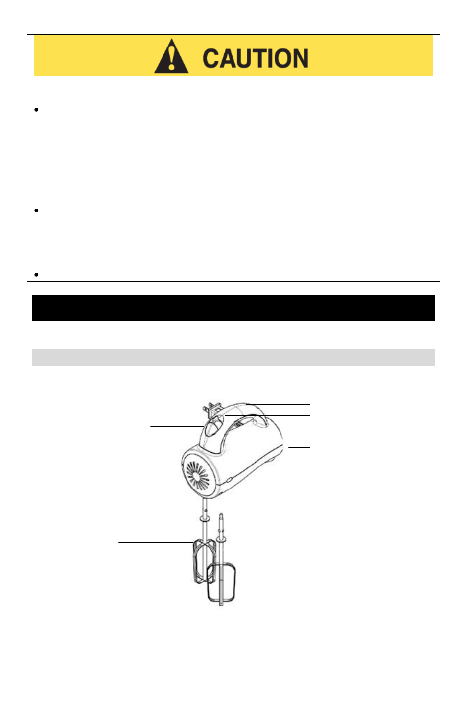 Assembling your soho® hand mixer, Beater ejector button, Save these instructions | West Bend SOHO SHHM100 User Manual | Page 3 / 16
