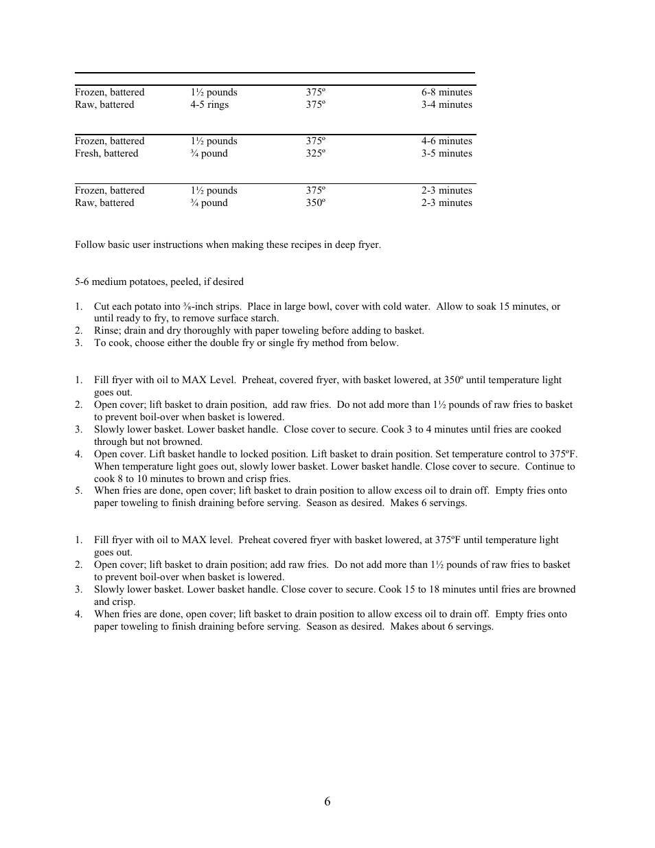 Recipes | West Bend L 5179 User Manual | Page 6 / 6