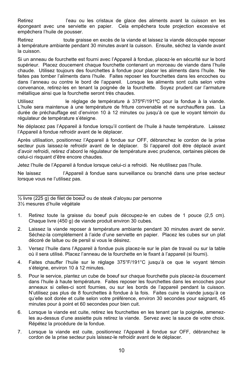 West Bend ELECTRIC FONDUE POT User Manual | Page 23 / 40