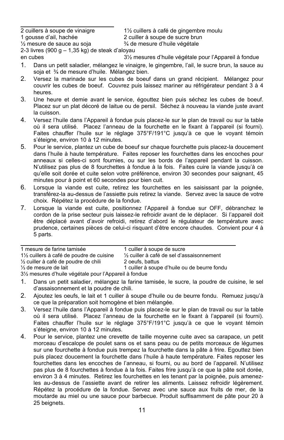 West Bend ELECTRIC FONDUE POT User Manual | Page 24 / 40