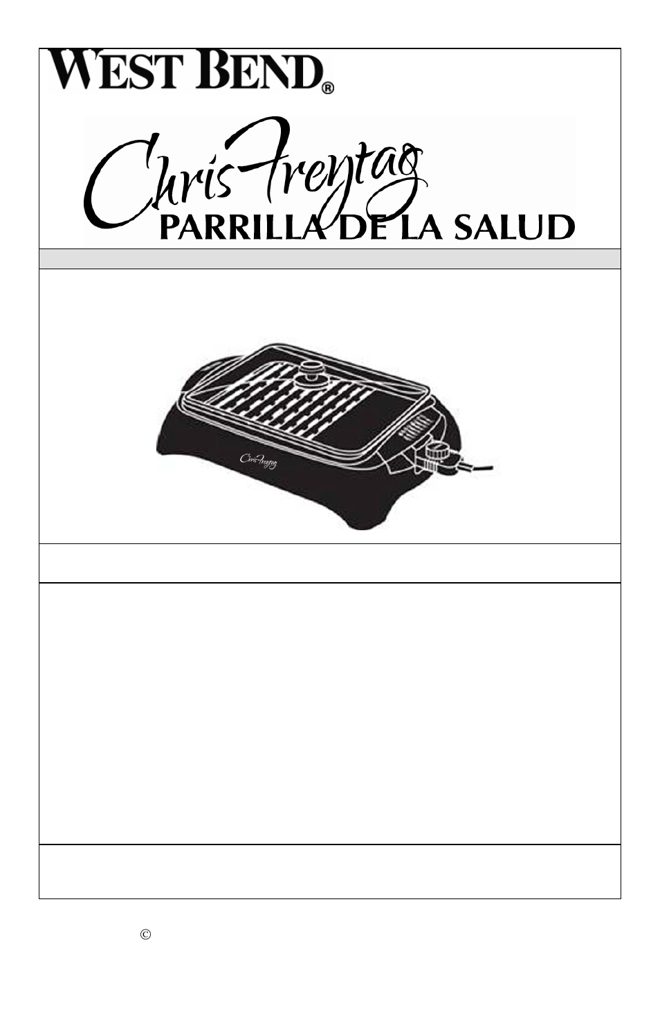 West Bend Chris Freytag L5763 User Manual | Page 21 / 32