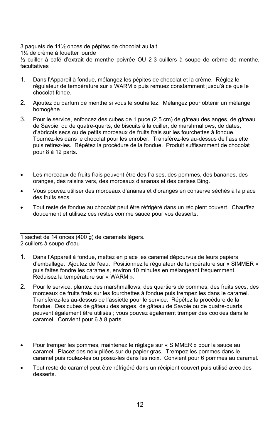 West Bend L5572D User Manual | Page 25 / 40