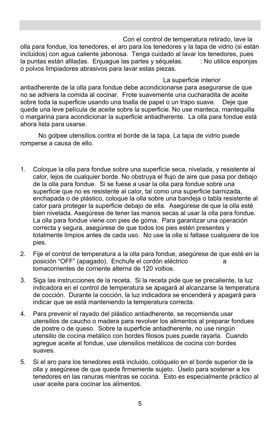 Cómo usar la olla para fondue | West Bend L5572D User Manual | Page 31 / 40