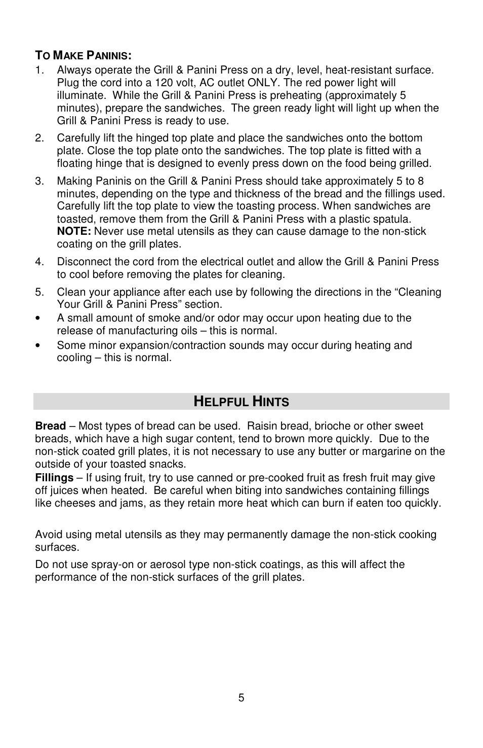 West Bend L5789 User Manual | Page 5 / 36
