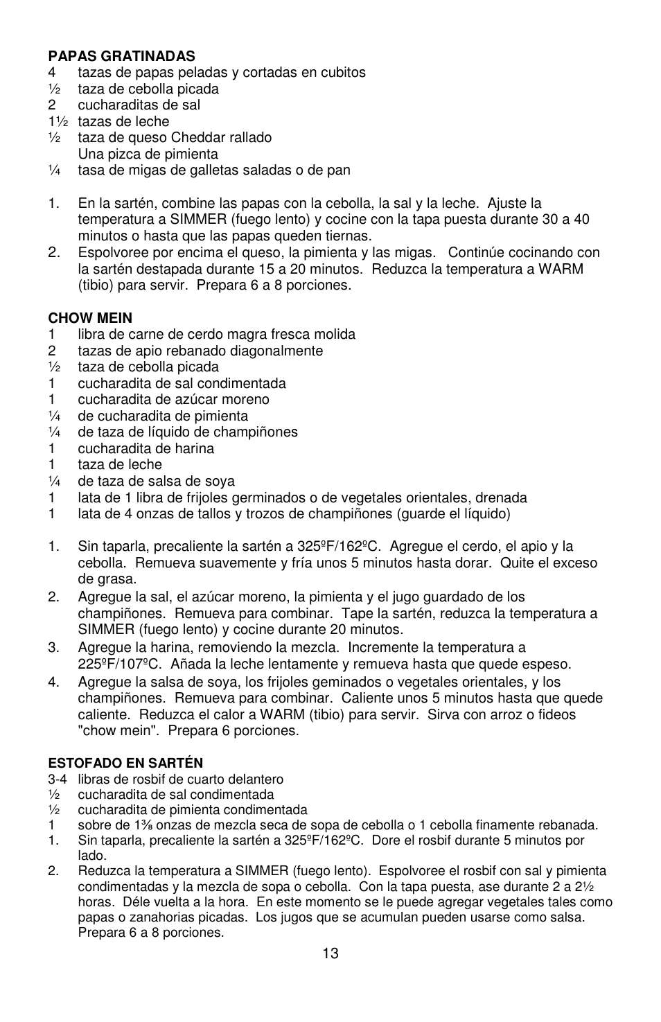West Bend L5571D User Manual | Page 42 / 44
