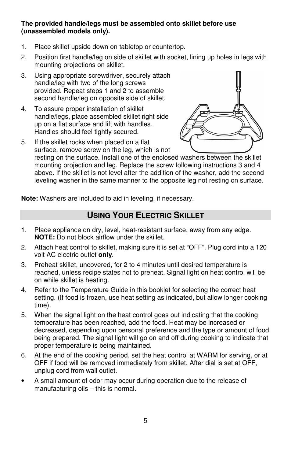 West Bend L5571D User Manual | Page 5 / 44