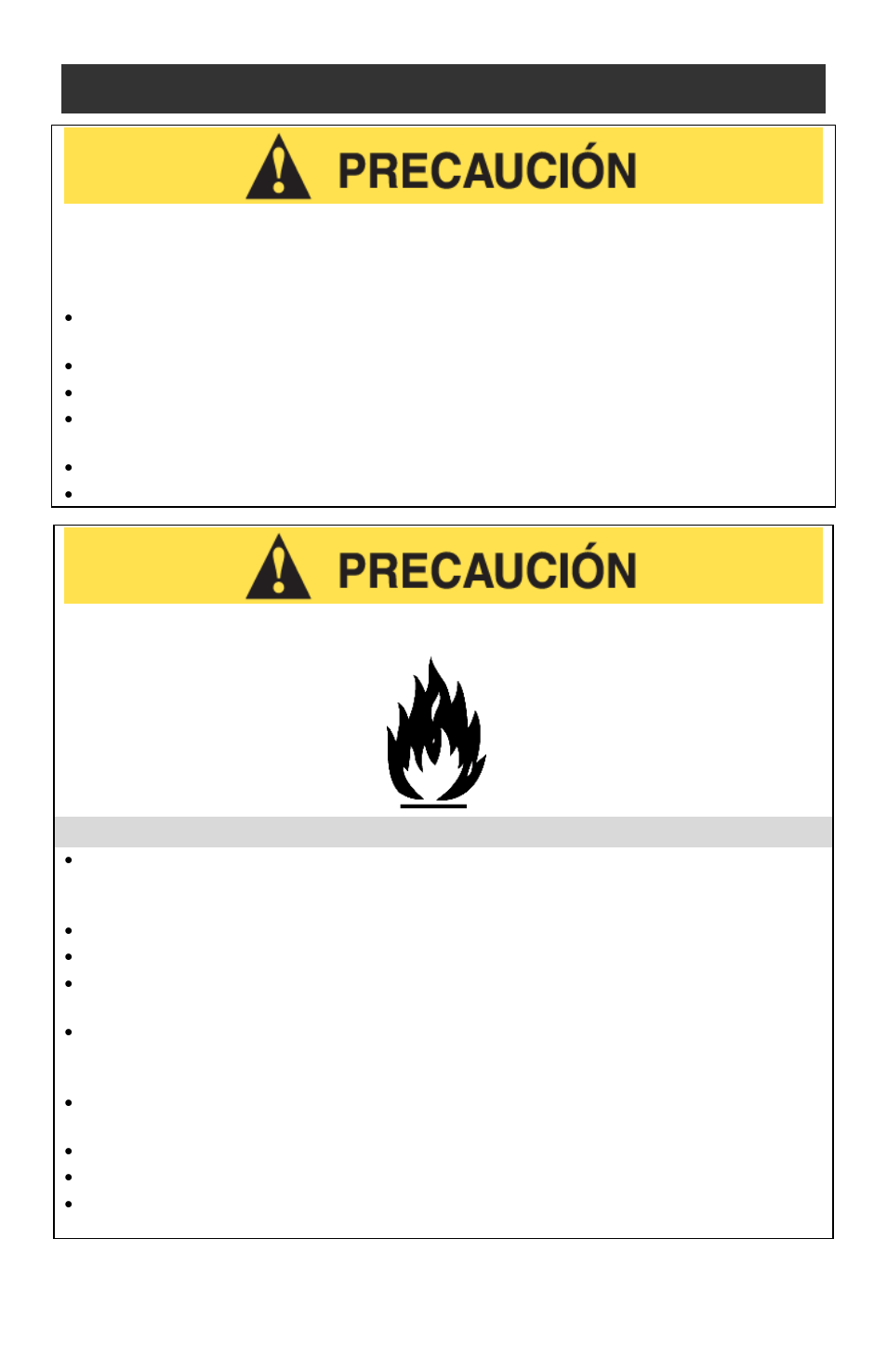 Precauciones importantes, Precauciones contra incendios | West Bend L5559C User Manual | Page 18 / 24