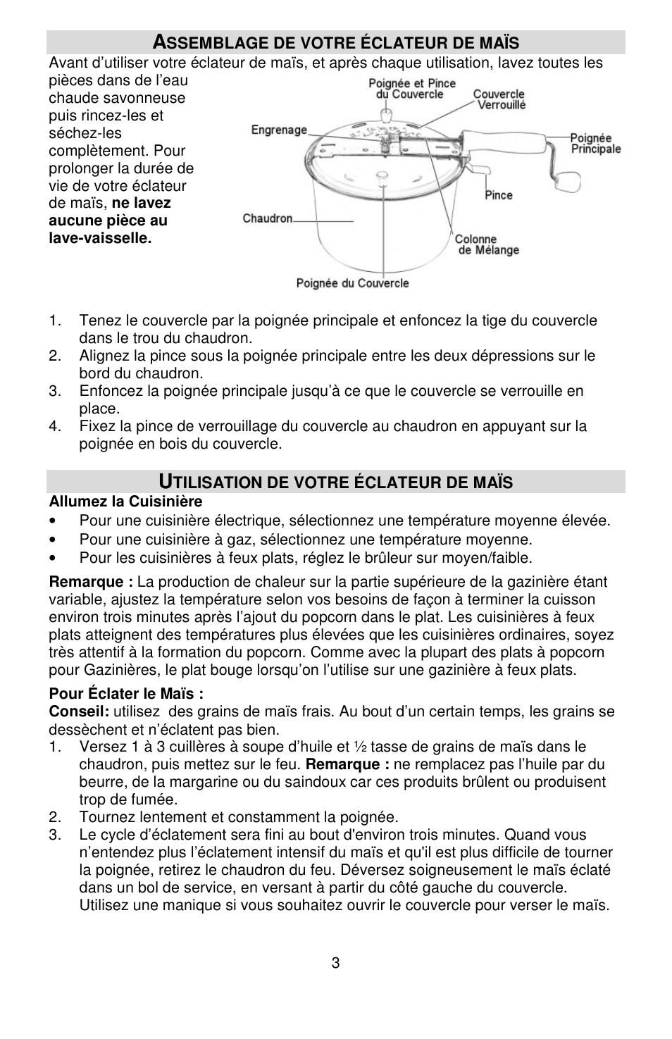 West Bend PC10651 User Manual | Page 7 / 12