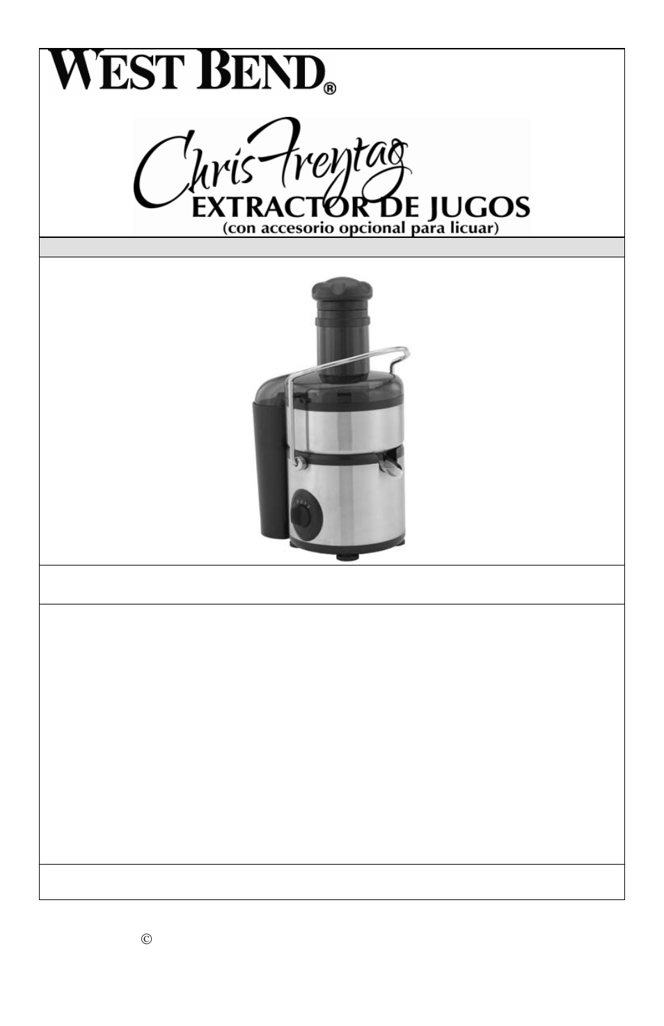 West Bend Chris Freytag L5760 User Manual | Page 33 / 48