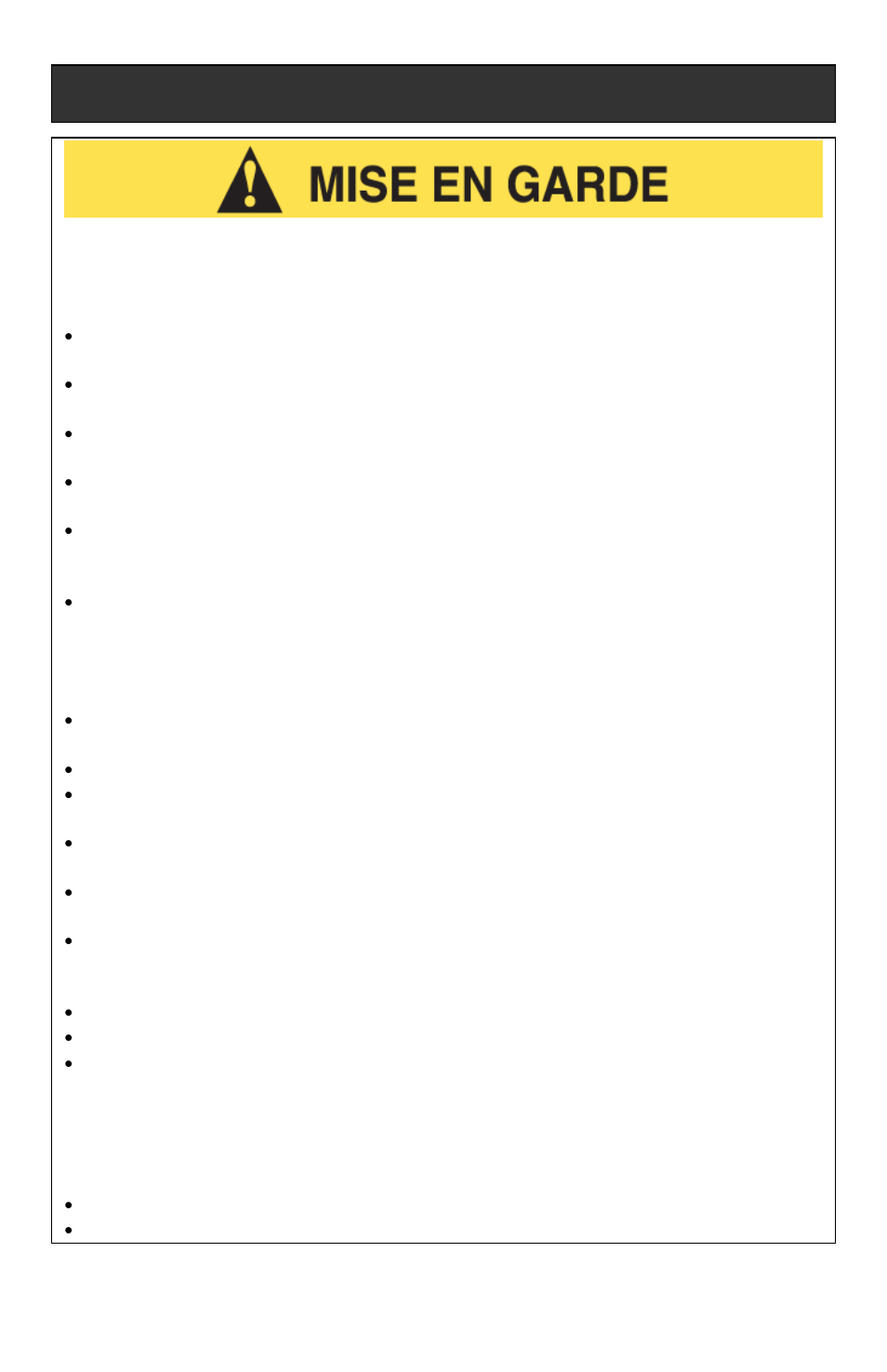 Mises en garde importantes | West Bend L5551E User Manual | Page 10 / 24