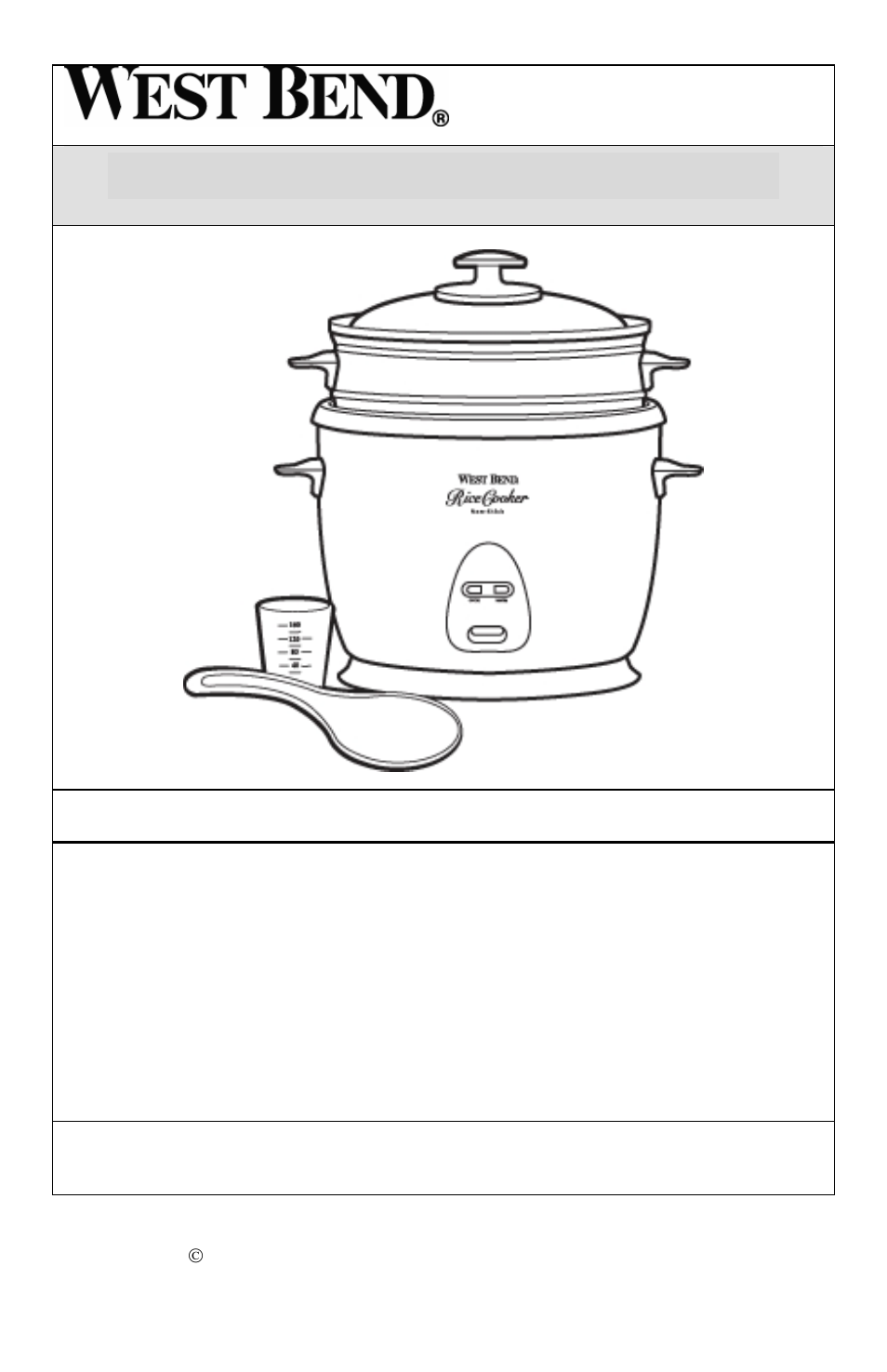 Olla automática para arroz | West Bend L5551E User Manual | Page 17 / 24