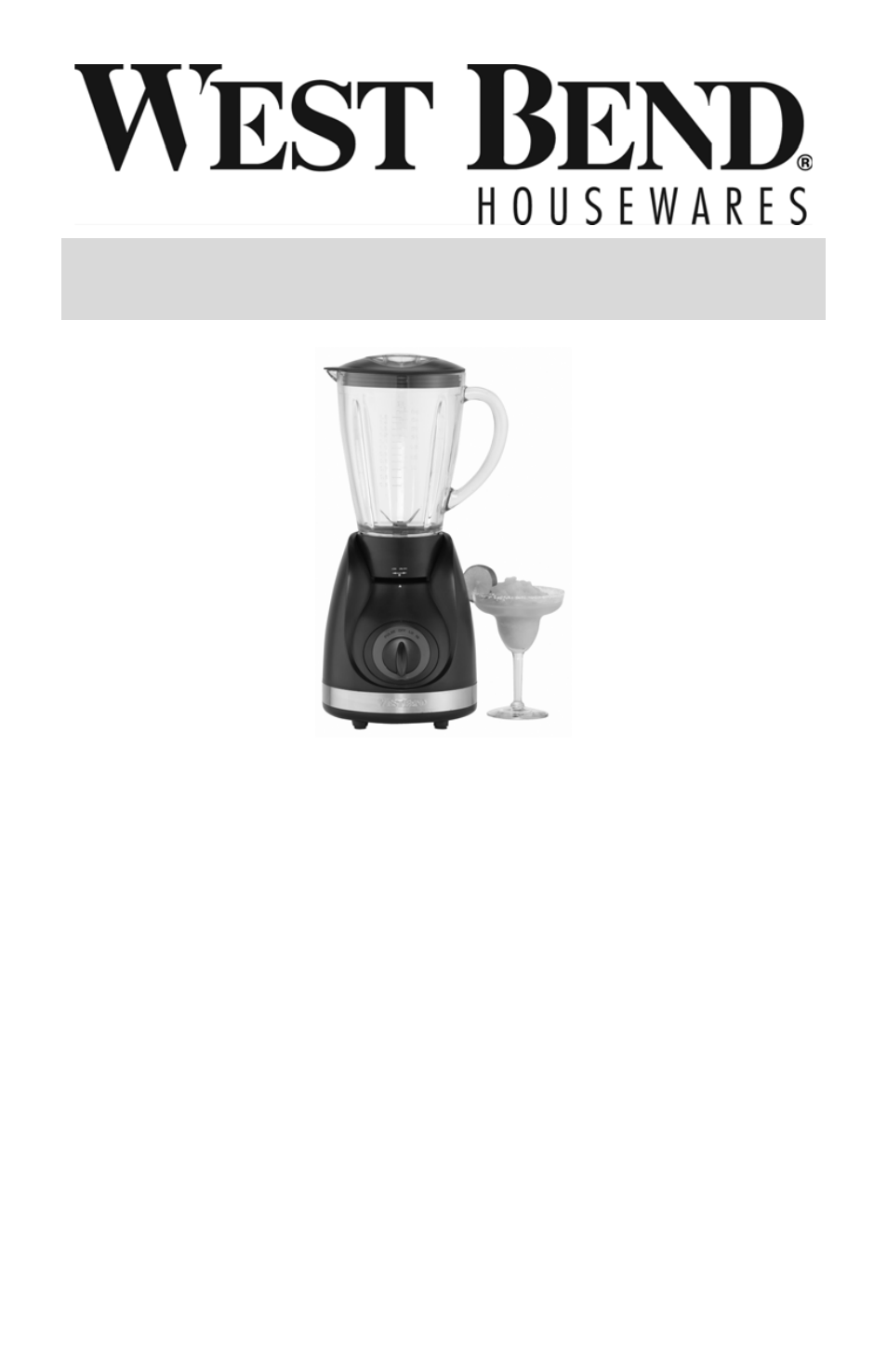 West Bend Blender User Manual | 24 pages