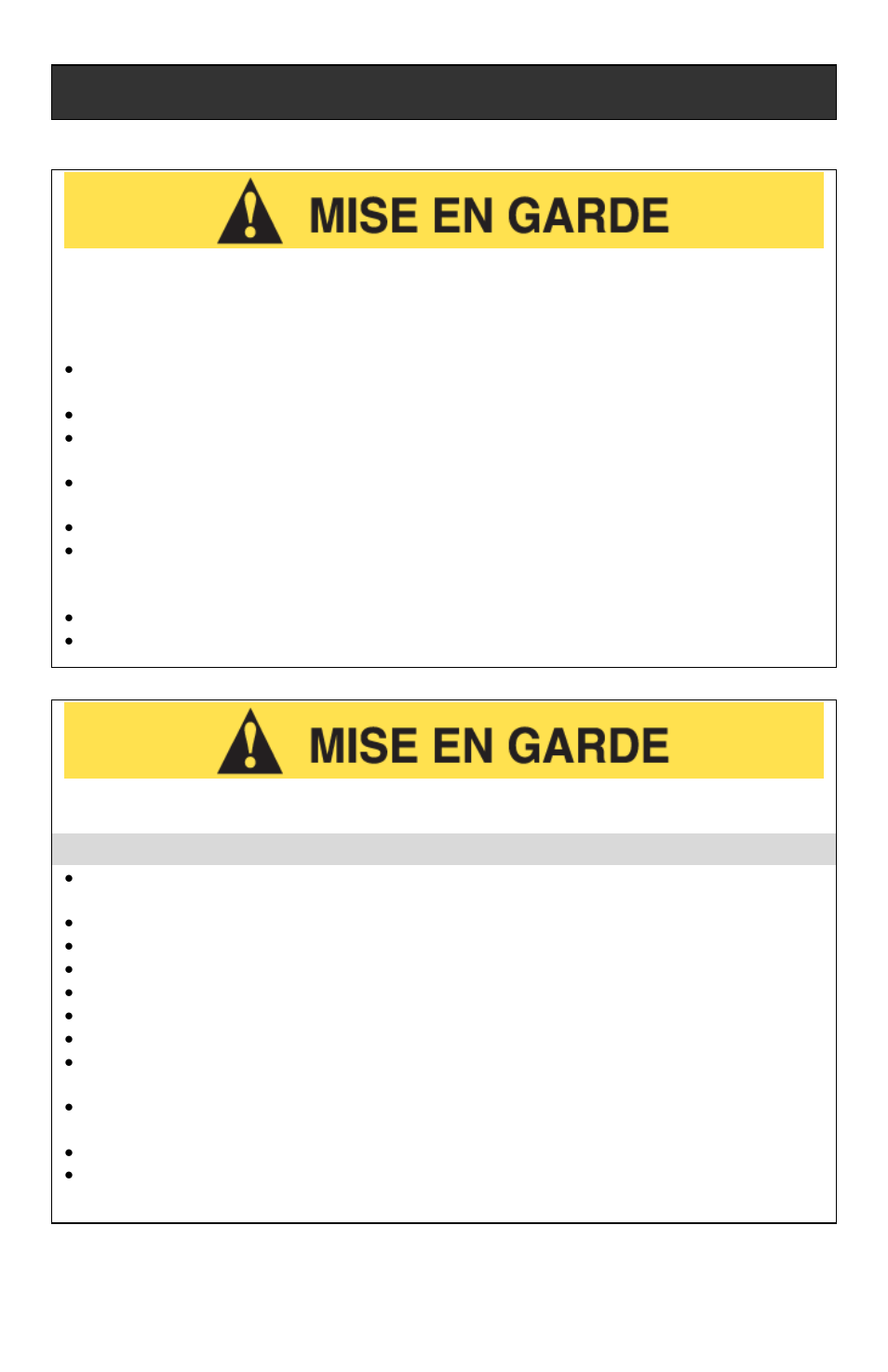 Précautions d’utilisation, Mises en garde importantes | West Bend Blender User Manual | Page 10 / 24
