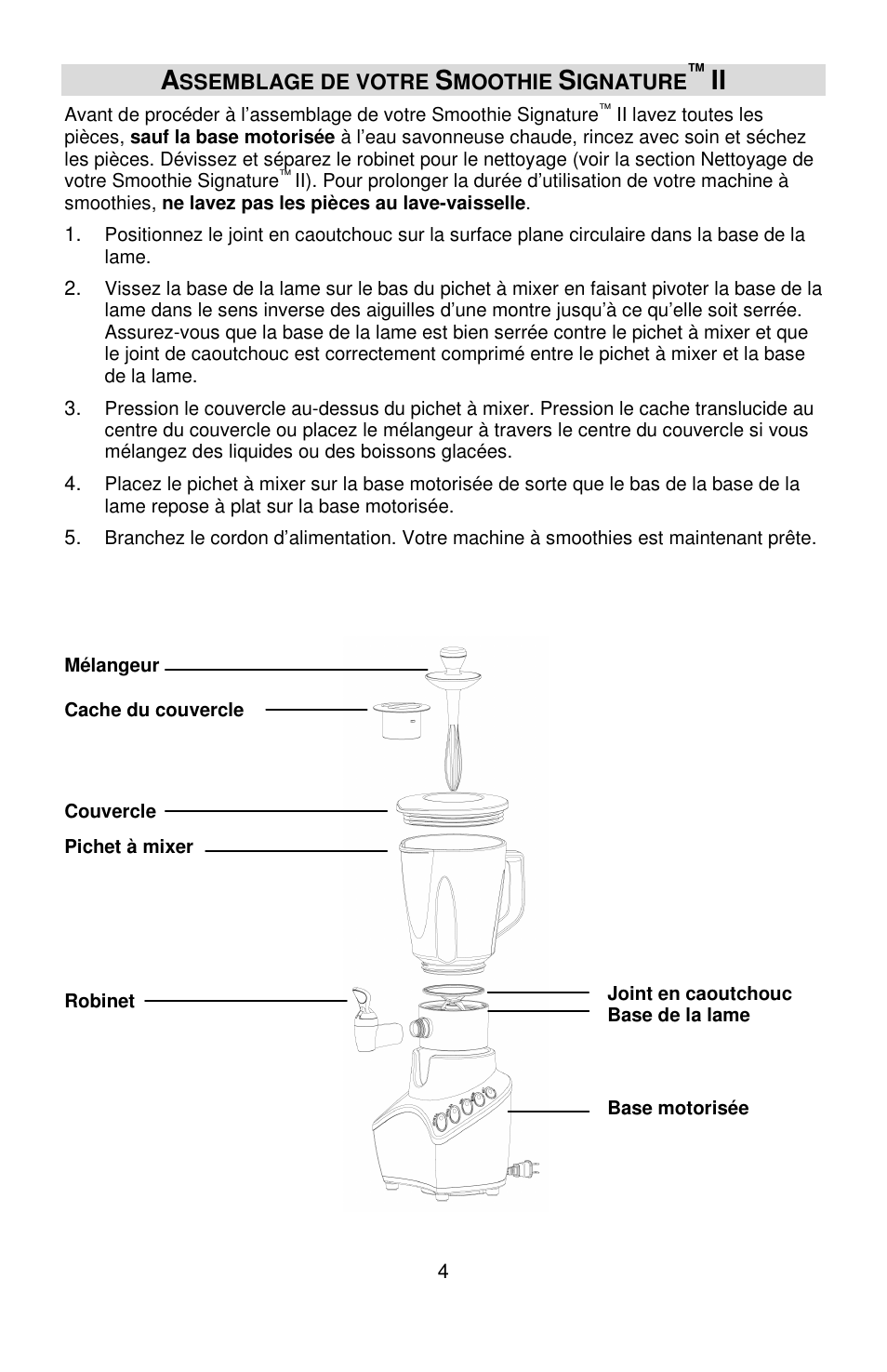 West Bend Smoothie Signature II User Manual | Page 16 / 36