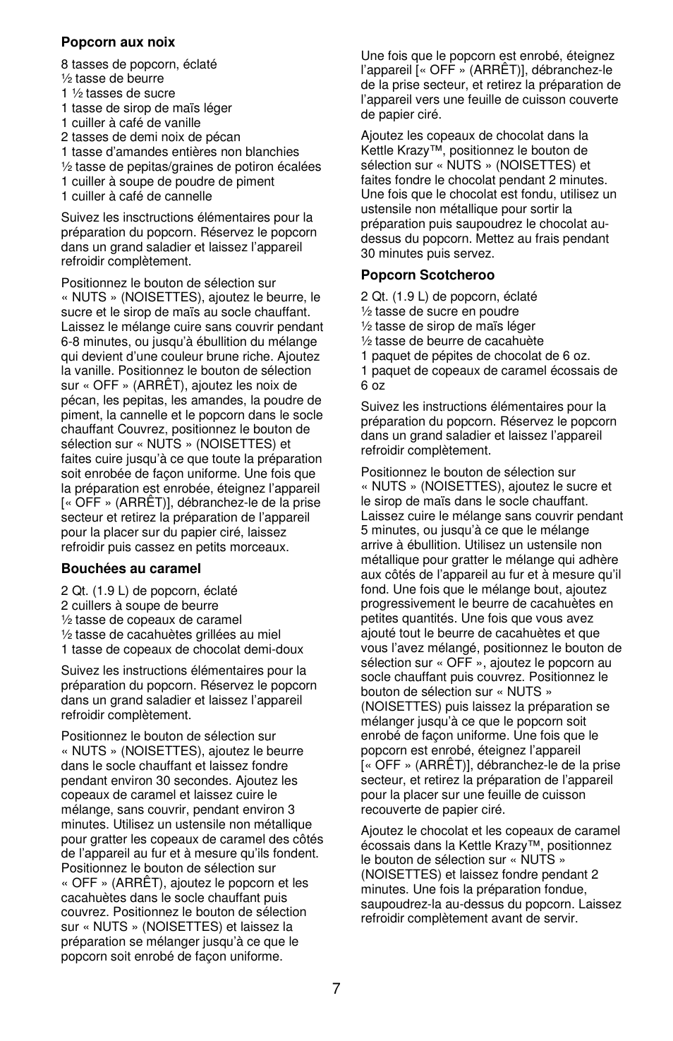 West Bend Kettle Crazy L5781A User Manual | Page 17 / 32