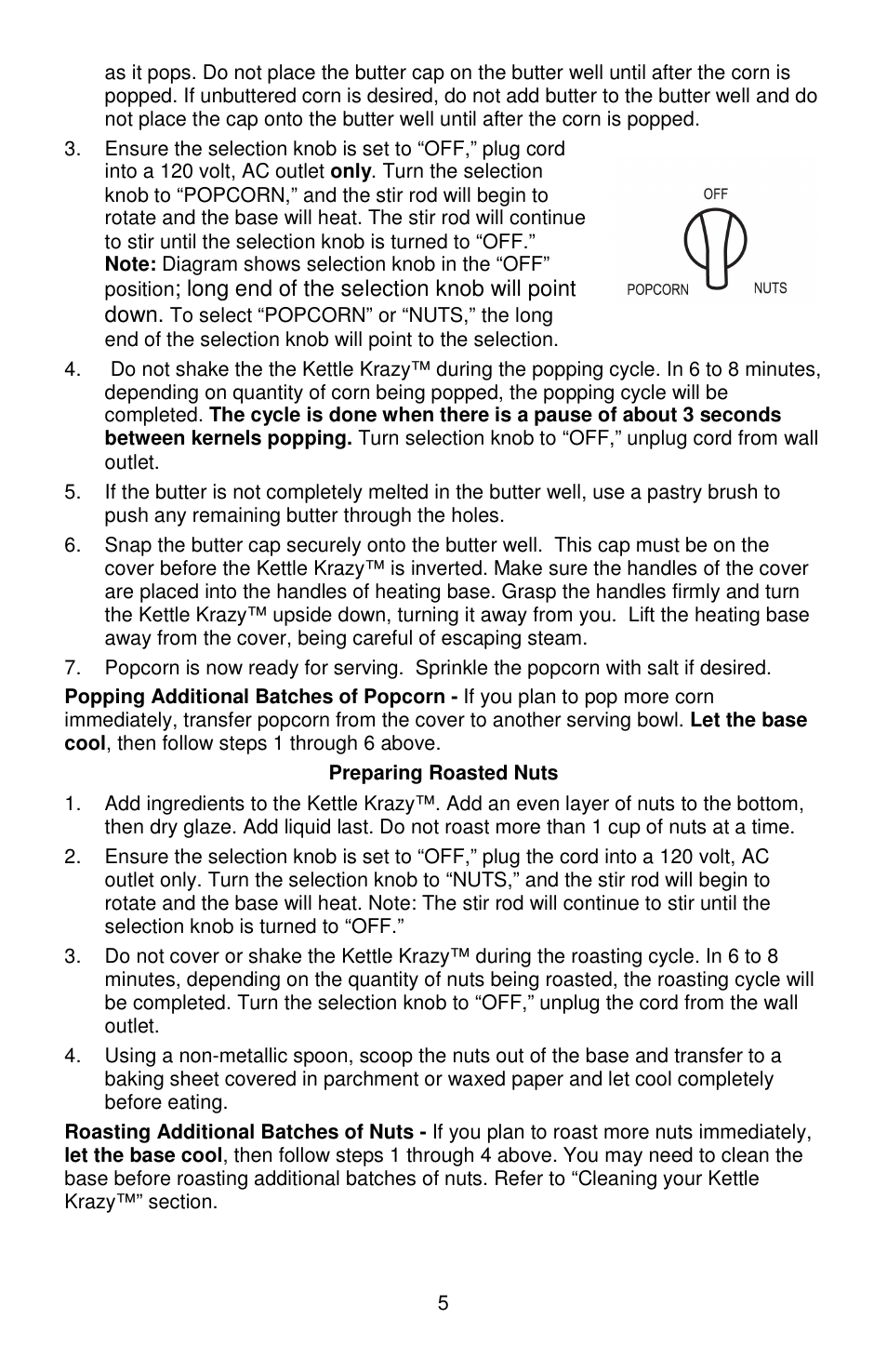 West Bend Kettle Crazy L5781A User Manual | Page 5 / 32