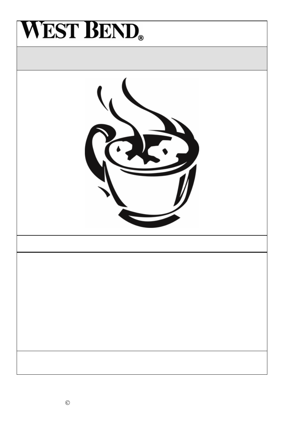 West Bend 13500 User Manual | 24 pages