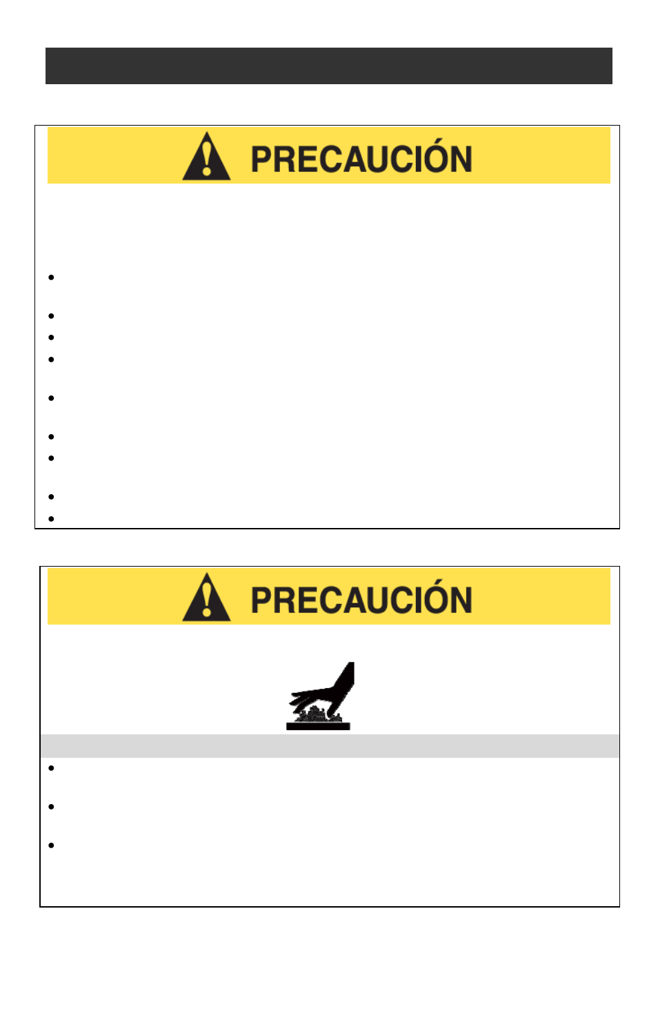Precauciones importantes, Precauciones relativas al calor | West Bend LARGE CAPACITY COFFEEMAKERS User Manual | Page 18 / 24
