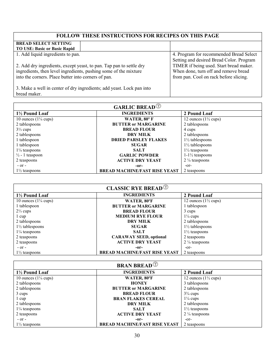 West Bend L4854 User Manual | Page 31 / 56
