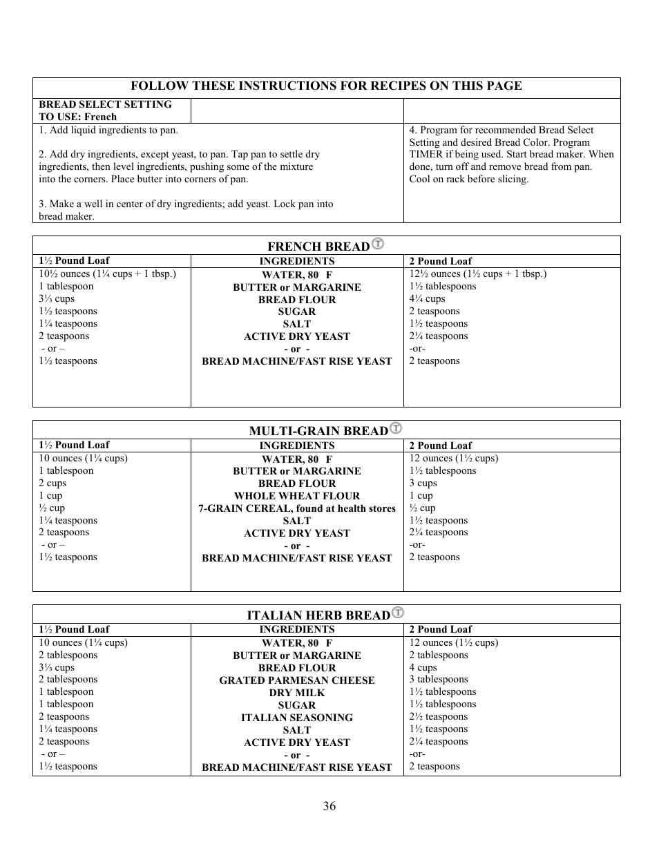 West Bend L4854 User Manual | Page 37 / 56