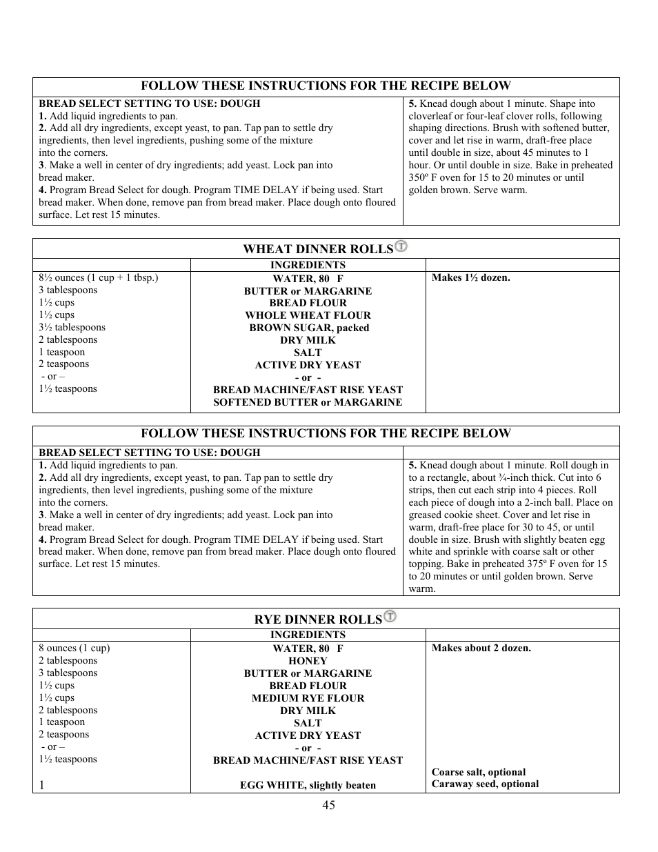 West Bend L4854 User Manual | Page 46 / 56