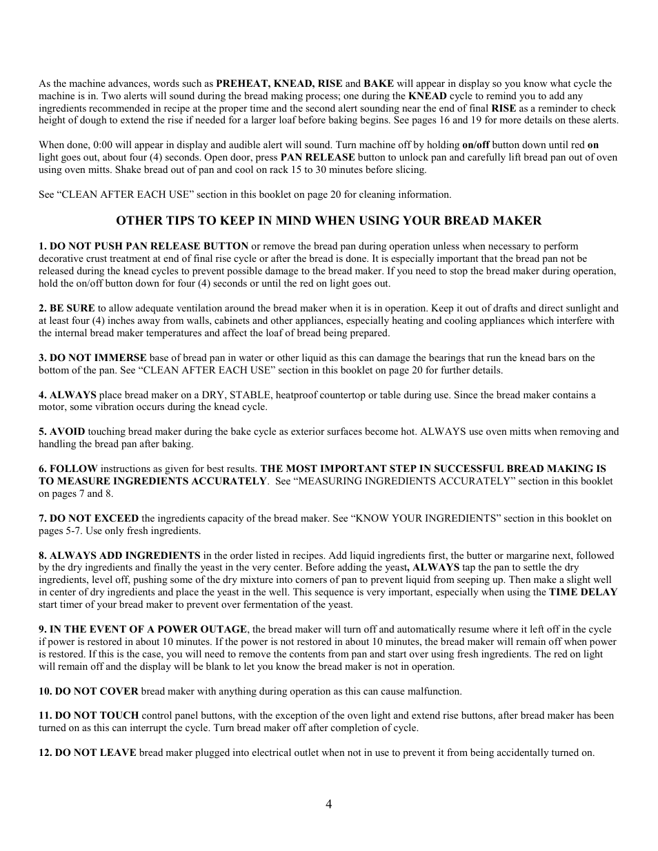 West Bend L4854 User Manual | Page 5 / 56