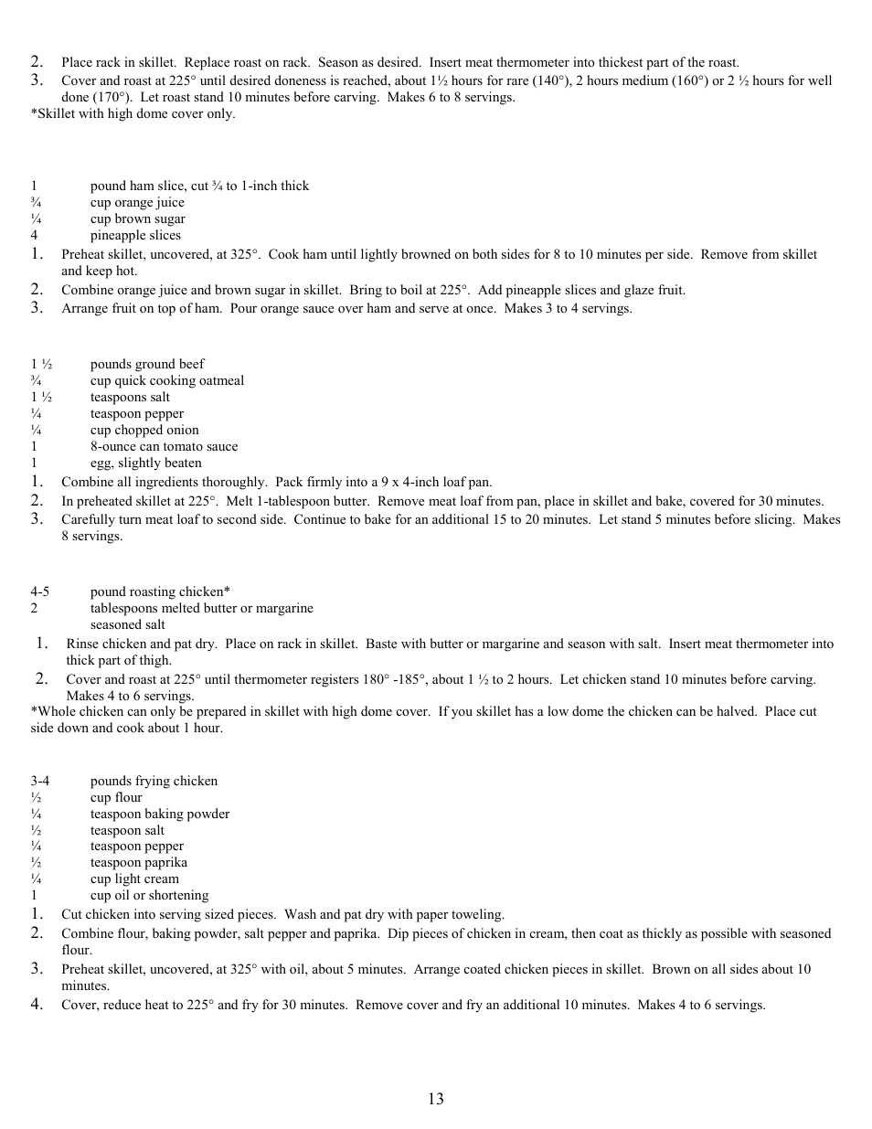 West Bend 72000 User Manual | Page 13 / 16