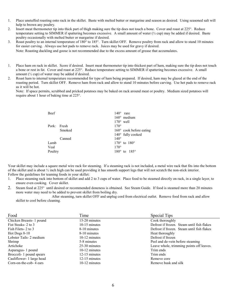 West Bend 72000 User Manual | Page 6 / 16