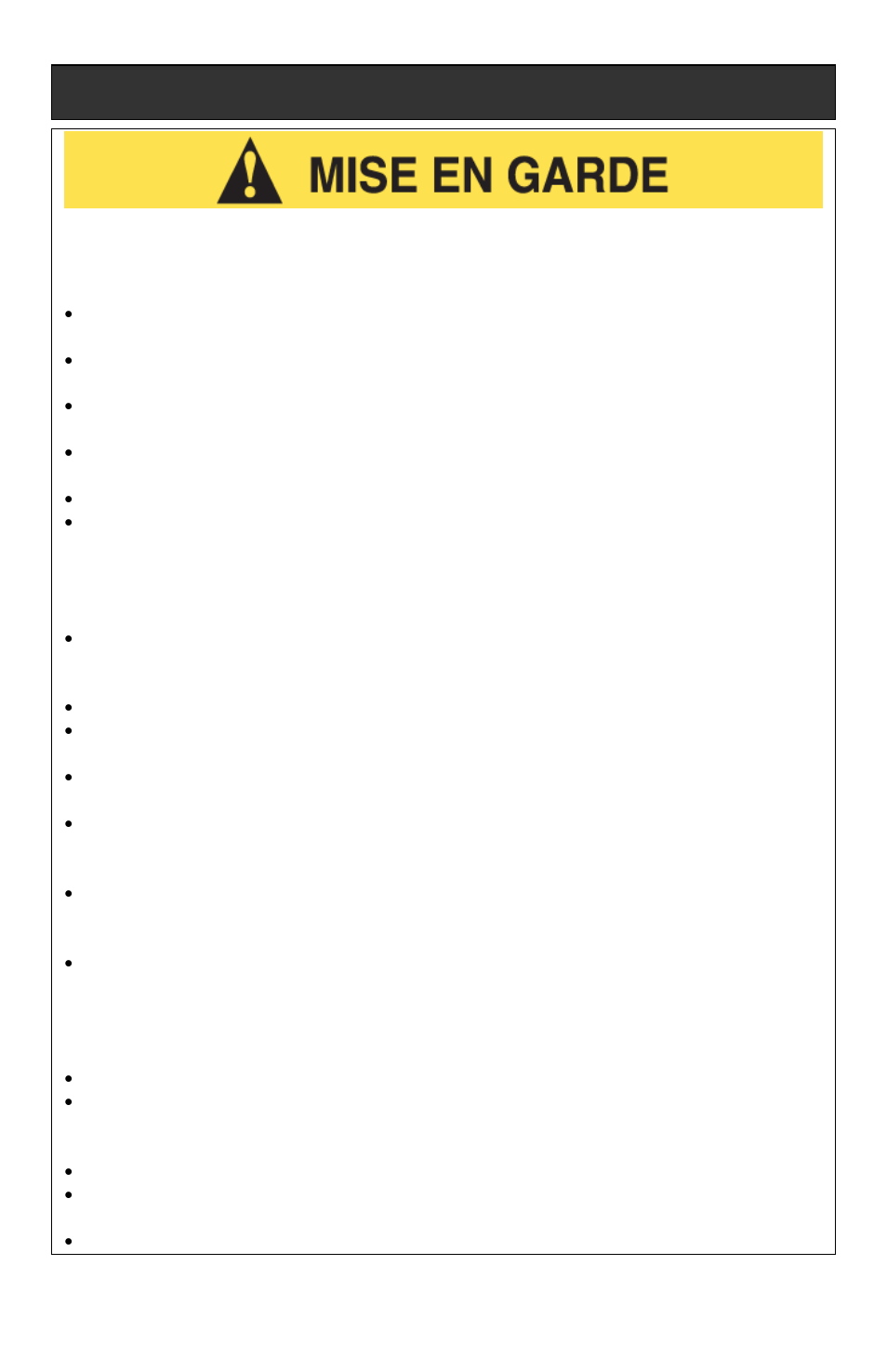 Mises en garde importantes | West Bend L5711A User Manual | Page 18 / 48