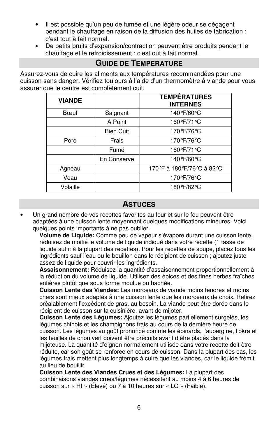 West Bend Versatility L5800 User Manual | Page 20 / 44