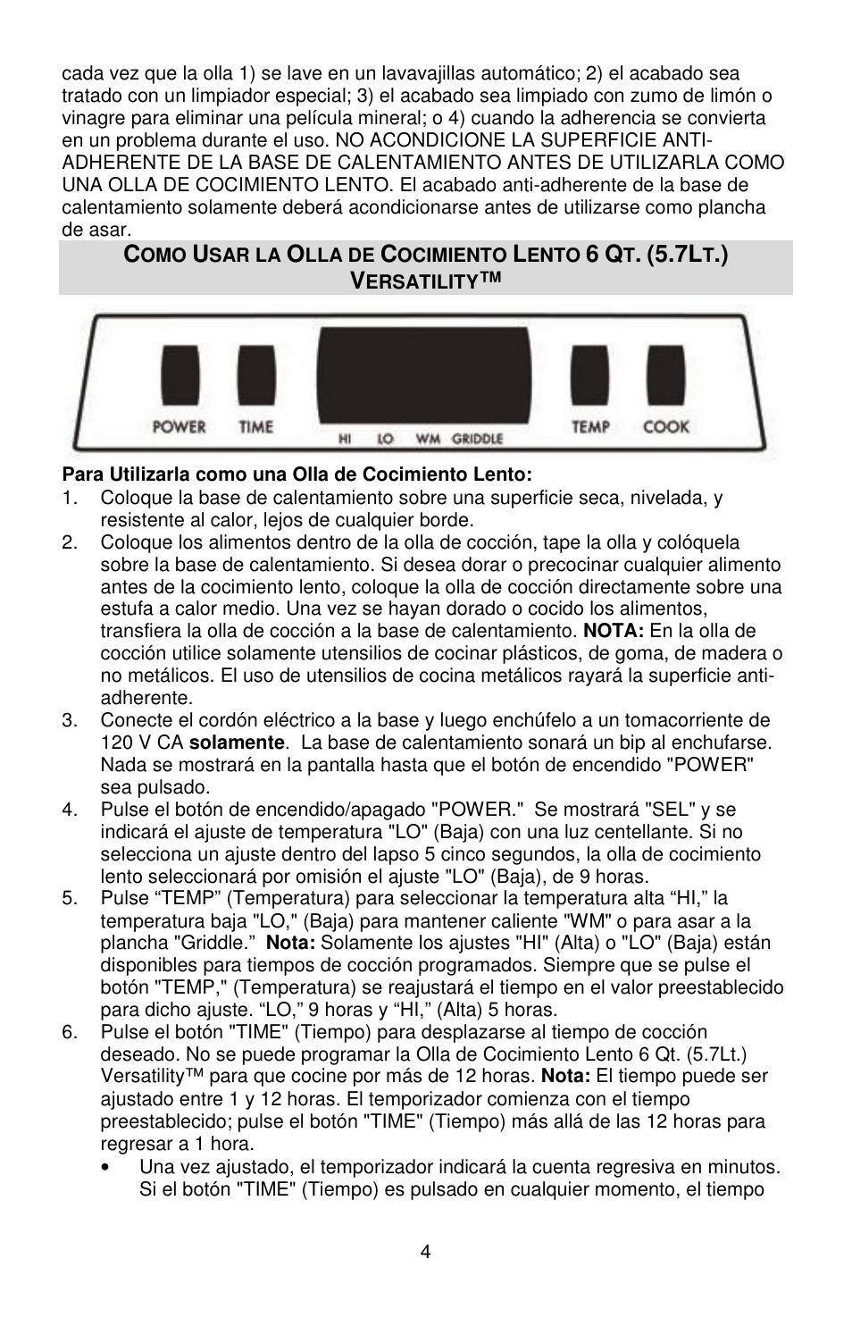 West Bend Versatility L5800 User Manual | Page 33 / 44